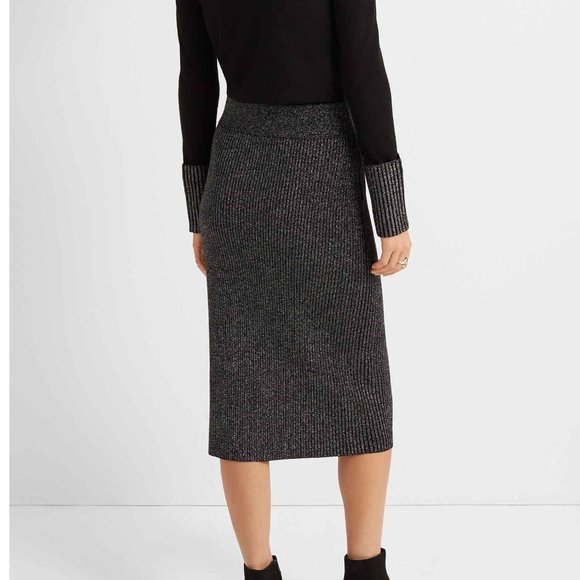 Club Monaco classy gray knit pencil skirt - Picture 1 of 4